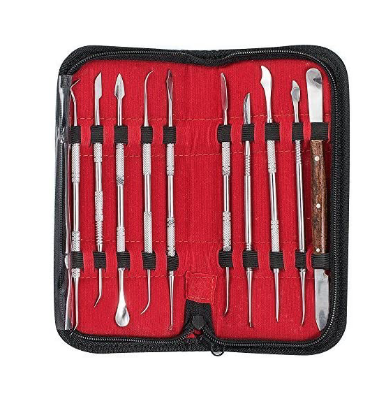 Kit de instrumentos dentales para cera